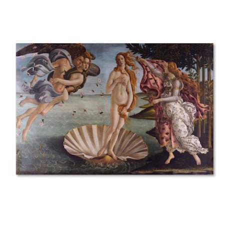 Sandro Botticelli 'Birth Of Venus 1484' Canvas Art,30x47